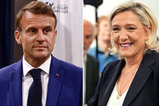 Emmanuel Macron má na konte už druhé fiasko v krátkom čase. Marine Le Pen bola predsedníčkou strany RN v rokoch 2011 až 2022.