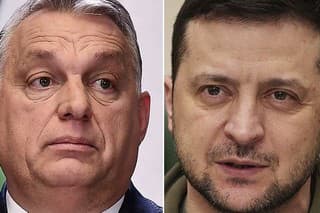 Viktor Orbán a Volodymyr Zelenskyj. 
