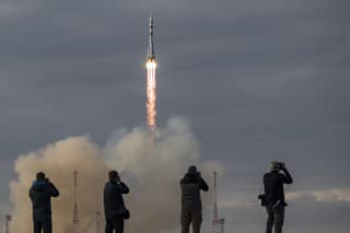 Kozmická loď Sojuz-MS25 odštartovala z kozmodrómu Bajkonur v Kazachstane v sobotu 23. marca 2023.