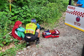 Horskí záchranári pomáhali v Malej Fatre vyčerpanej slovenskej turistke.