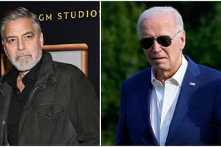 Oscarový herec George Clooney a americký prezident Joe Biden.