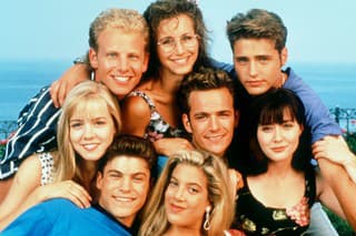 Hviezdy seriálu Beverly Hills 90210.