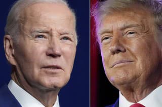 Kandidáti na prezidenta USA Joe Biden a Donald Trump.