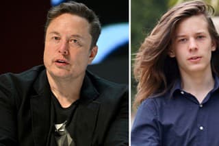 Elon Musk (vľavo) a jeho syn (vpravo) ešte pred tranzíciou.