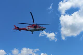 Poľský turista bol letecky transportovaný na heliport v Starom Smokovci.