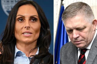 Zuzana Dolinková a Robert Fico.