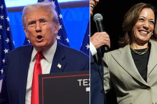 Donald Trump a Kamala Harris