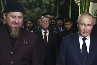 Vladimir Putin (vpravo) a čečenský vodca Ramzan Kadyrov 