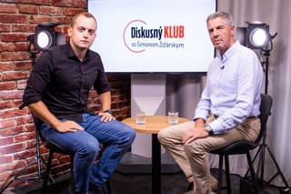 Béla Bugár v relácii Diskusný klub so Šimonom Žďárskym. 