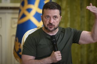 Na snímke ukrajinský prezident Volodymyr Zelenskyj.