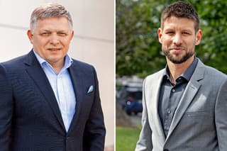 Robert Fico a Michal Šimečka