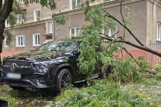 Polícia v Bratislavskom kraji už pre počasie zasahovala, situáciu monitoruje