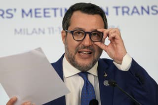 Taliansky vicepremiér Matteo Salvini.