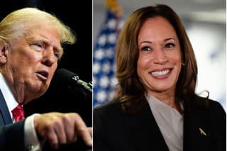 Donald Trump a Kamala Harrisová.