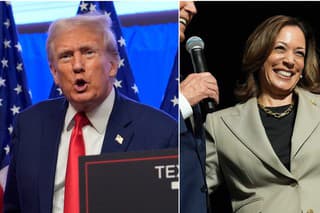 Donald Trump a Kamala Harris