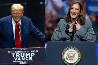 Kamala Harrisová a Donald Trump.