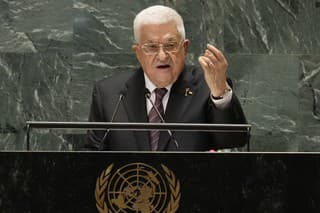 Palestínsky prezident Mahmúd Abbás.