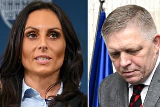 Zuzana Dolinková a Robert Fico.