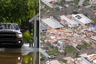 Hurikán Milton zanechal na Floride obrovské škody.