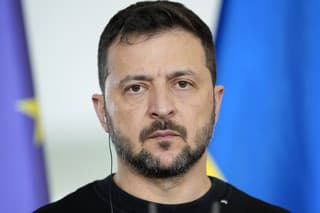 Na snímke ukrajinský prezident Volodymyr Zelenskyj.