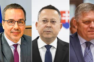 Erik Tomáš, Ladislav Kamenický, Robert Fico.