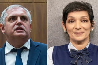 Roman Michelko (SNS) a Irena Bihariová (PS)