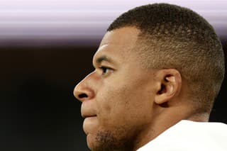 Hviezda Realu Madrid Kylian Mbappé. 