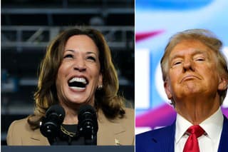 Kamala Harrisová, Donald Trump.