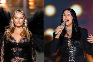 Kate Moss (50) - modelka,  Cher (78) - speváčka.