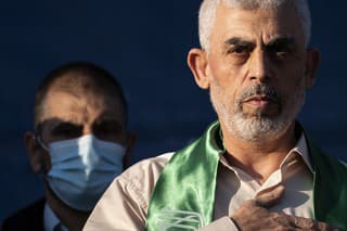 Vodca palestínskeho radikálneho hnutia Hamas Jahjá Sinwár.