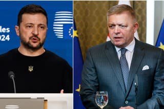 Volodymyr Zelenskyj, Robert Fico.