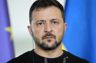 Na snímke ukrajinský prezident Volodymyr Zelenskyj.