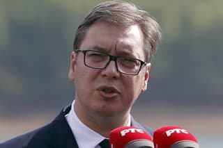 Srbský prezident Aleksandar Vučič.