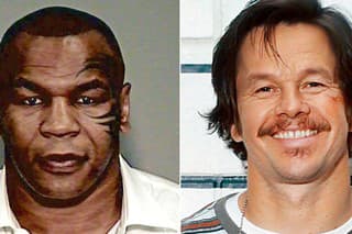 Mike Tyson (vľavo) i Mark Wahlberg majú temnú minulosť.