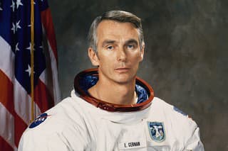 Astronaut so slovenskými koreňmi Eugene Cernan.