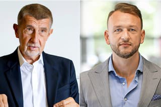 Andrej Babiš, Matúš Šutaj Eštok.