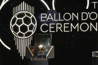 Snímka z 68. slávnostného odovzdávania cien Ballon d'Or (Zlatá lopta).