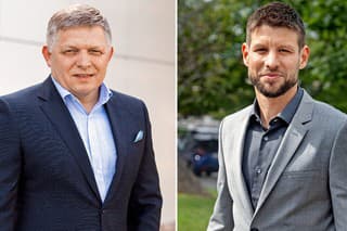 Robert Fico a Michal Šimečka