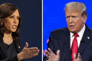 Kamala Harrisová a Donald Trump.