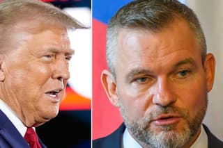 Donald Trump a Peter Pellegrini.