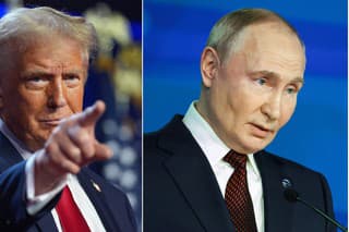 Donald Trump a Vladimir Putin.