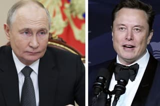 Aké sú vzťahy medzi Vladimirom Putinom (vľavo) a Elonom Muskom?