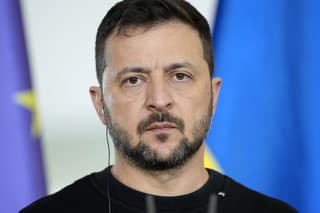 Na snímke ukrajinský prezident Volodymyr Zelenskyj.