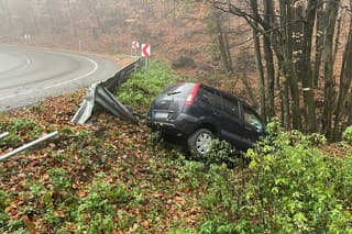 Na Pezinskej Babe došlo ráno k dopravnej nehode.