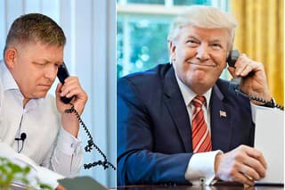 Robert Fico s americkým prezidentom Donaldom Trumpom rozoberal vojnu na Ukrajine.