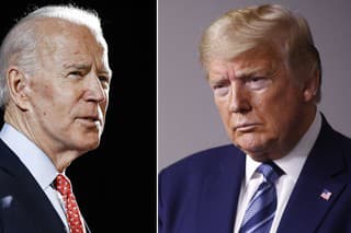 Kandidáti na prezidenta USA Joe Biden a Donald Trump