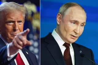 Donald Trump a Vladimir Putin.