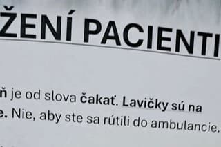 Oznam zavesený v čakárni u jedného z našich lekárov baví, ale aj poburuje slovenský internet.