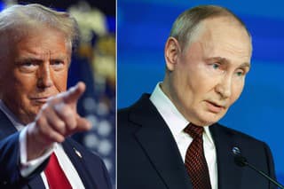 Donald Trump a Vladimir Putin.