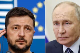 Volodymyr Zelenskyj, Vladimir Putin.